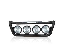 Griglia Luce Barra Nero + Lato LED + Pois per Volvo FE 2006 - 2013 Acciaio