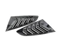 Griglia lunotto Posteriore Adesivo per la Copertura del finestrino Laterale Posteriore dell'auto, Adatto per Ford Mustang 2015-2020 Spoiler Posteriori Auto(Gloss Black)