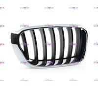 GRIGLIA MASCHERA RADIATORE DX CROMATA/NERA BMW X4 F26 MOD.BASIS 2013-2018