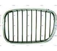 GRIGLIA MASCHERA RADIATORE SX CROMATA/NERA BMW SERIE 5 E39 1995-2000