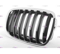 GRIGLIA MASCHERINA MASCHERA RADIATORE DX CROMATA/NERA BMW X6 E71 2012-2014