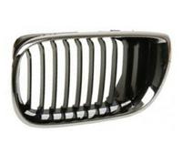 GRIGLIA MASCHERINA PER BMW SERIE 3'01->05 E46 SINISTRA NERA/CROMATA