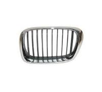 GRIGLIA MASCHERINA PER BMW SERIE 5'00->'04 E39 SINISTRA NERA/CROMATA