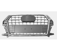 GRIGLIA MASCHERINA RADIATORE CROMATA-GRIGIA C/SENSORI PER AUDI Q3 2014-