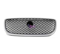 GRIGLIA MASCHERINA RADIATORE NERA C/CORNICE ARGENTO PER JAGUAR XE 2015-2020
