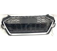 GRIGLIA NERA C/CORNICE SILVER PER AUDI A4 2019 MASCHERINA CALANDRA PARAURTI