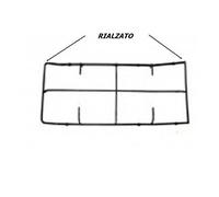 GRIGLIA NERA CUCINA GAS ADATTA A REX ELECTROLUX ZOPPAS cm 45,8 X 22 P 4489