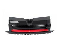 Griglia nera lucentezza rossa listello senza emblema adatto per VW T6 Bus Tra...