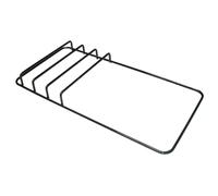 Griglia nera lucida 1 fuoco + piastra Smeg 46 x 22,5 cm