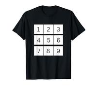 Griglia numerica 1-9 Maglietta