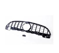 Griglia Parafango Anteriore Per Mercedes Per Benz W206 C180 C200 C300 C43 Per AMG GT Style Paraurti Superiore Griglia A Maglie Auto Paraurti(Nero)