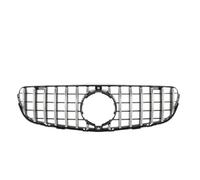 Griglia Parafango Anteriore Per Mercedes Per Benz W253 X253 GLC 220 GLC250 GLC300 2015-2019 Griglie Paraurti Anteriori Corsa Griglia Superiore Facelift Auto Paraurti(Silver with Hole)