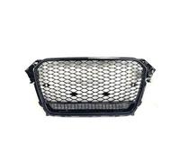 Griglia Parafango Anteriore Per RS4 Grill Racing Grills Griglia Anteriore Cofano Paraurti Centrale Per A4/S4 B8.5 2013-2016 Auto Paraurti(With ChromeRings15)