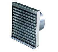 Griglia parapioggia in acciaio inossidabile semplice - Pluggit WSG125/150/180-1