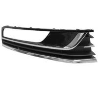 GRIGLIA PARAURTI A/DX C/FEND+2 PROF CROM NERO LUCIDO PER VW PASSAT 10>