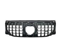 Griglia Paraurti Anteriore Compatibile Con Benz Per GLB X247 2024 Auto GT Style Racing Grill Griglia Anteriore Superiore Paraurti Hood Mesh Griglia Griglia Body Kit Accessori Auto(Silver)