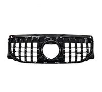 Griglia Paraurti Anteriore Compatibile Con Benz Per GLB X247 2024 Auto GT Style Racing Grill Griglia Anteriore Superiore Paraurti Hood Mesh Griglia Griglia Body Kit Accessori Auto(Black)