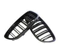 Griglia Paraurti Anteriore Compatibile Con Per Serie 5 F10 F11 F18 520d 530d 540i 2010 2011 2012 2013 2014 2015 2016 2017 Griglia A Doppio Rene Nera Lucida Per Auto Con Doppie Lamelle(Double Line Blac
