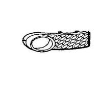 GRIGLIA PARAURTI ANTERIORE DESTRA +FENDINEBBIA PER VOLKSWAGEN NEW BEETLE 06>