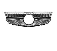 Griglia Paraurti Anteriore Griglia Anteriore Per Benz GLK X204 2008-2012 GLK280 GLK300 GLK350 Griglie Paraurti Anteriori Auto Griglie Radiatore(Diamond-Chrome Black)