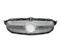 Griglia Paraurti Anteriore Griglia Griglia Paraurti Anteriore Diamond Style Per Mercedes W205 Per Benz C S205 C205 2014-2021 C180 C300 C250 C200 C260(14-18SilverWith Cam)
