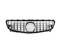 Griglia Paraurti Anteriore Griglia Per Mercedes Per Benz W176 Classe A A180 A200 A250 A45 Per AMG Griglia Paraurti Anteriore Stile GTR 2013 2014 2015 2016 2017 2018(Silver4)