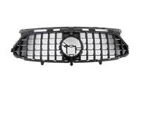 Griglia paraurti anteriore Panamericana stile GTR compatibile con Mercedes GLA Classe H247 GLA250 GLA200 AMG Line 2020-2024(Black2)