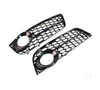 Griglia Paraurti Anteriore Per A-udi A5 Coupé/Sportback 2008-2011 Cabriolet 2010-2011 Copertura Griglia Griglia Lampada Fendinebbia Paraurti Anteriore Dell'auto Copertura Fendinebbia(Bright Black)