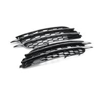 Griglia Paraurti Anteriore Per A6 C7 Per Berlina Senza ACC 2012 2013 2014 2015 Cromo/Nero Auto Anteriore Fendinebbia Luce Griglia Copertura Trim Griglia Radiatore(Chrome Silver)