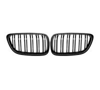 Griglia Paraurti Anteriore Per BMW Per M2 F87 F22 F23 2014-2018 220i 230i 235i Paraurti Anteriore Nero Lucido Griglia Sportiva A Doppia Linea Griglie Da Per Corsa