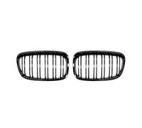 Griglia Paraurti Anteriore Per BMW Serie 1 F20 F21 2011-2014 Paraurti Anteriore Auto Griglia A Doppio Rene Griglie Da Per Corsa Ricambio Nere Lucide A Doppia Stecca