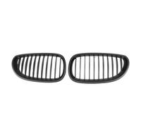 Griglia Paraurti Anteriore Per BMW Serie 5 E60 E61 Per M5 325i 2004-2009 Paraurti Anteriore Cromato Griglie Cofano Stile Griglie A Lamelle Stile Single Line Griglie Radiatori