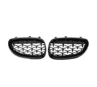 Griglia Paraurti Anteriore Per BMW Serie 5 E60 E61 Per M5 325i 2004-2009 Paraurti Anteriore Cromato Griglie Cofano Stile Griglie A Lamelle Stile Single Line Griglie Radiatori