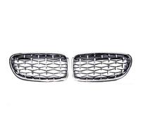 Griglia Paraurti Anteriore Per BMW Serie 5 F10 F11 F18 520i 523i 520d 2010-2016 Paraurti Anteriore Auto Sport Racing Grill Griglie Griglia A Doppio Rene Diamantata