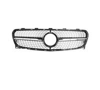 Griglia Paraurti Anteriore Per GLA X156 2014-2019 Griglia Anteriore Auto Griglia Corsa Griglia Paraurti Per AMG Per GT Stile Diamante(17-19 Diamond Black)