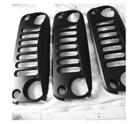 Griglia Paraurti Anteriore Per Jeep Per Wrangler JK 2007 2008 2009 2010 2011 2012 2013 2014 2015 2016 2017 J034 Nero Griglia Anteriore Auto Coperture Maglia