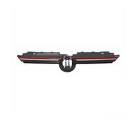 Griglia Paraurti Anteriore Per VW Per Golf MK8 Per GTI Per GTD R | 2020 2021 Aggiornamenti Gloss Nero Paraurti Anteriore Griglia Griglie Con Luci A LED DRL Tuning(Red Strip)