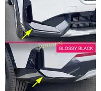 Griglia paraurti anteriore + posteriore griglia modanatura trim elegante per BMW X1 iX1 xDrive 18i 20i 28i 2023 2024 2025 accessori neri lucidi