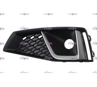 GRIGLIA PARAURTI ANTERIORE SX C/SEDE FEND. C/MOD. ARGENTO AUDI A4 S-LINE 18-20