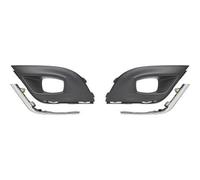 Griglia paraurti CLIO 16-19 per con listello cromato set dx sx