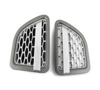 Griglia Paraurti Griglia Anteriore 2x Auto Front Side Air Vent Griglia Per Land Per Rover Per L320 Per Range Per Sport 2005-2009 ABS Car Styling Grill(Gray silver silver)