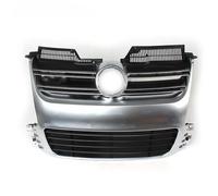 Griglia Paraurti Griglia Anteriore Paraurti In ABS Argento Per VW Per Golf 5 MK5 2005-2009 R32 Auto Calandra