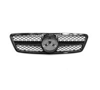 Griglia Paraurti Griglia Paraurti Anteriore Racing Per Mercedes Per Benz Classe C W203 C200 C240 C280 C320 2001-2007 Griglie ABS Auto Calandra(Black)