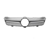Griglia Paraurti Griglia Paraurti Stile Diamonds In Argento Cromato Per Mercedes Per Benz Classe CLS W219 CLS350 CLS500 2005-2008 Griglie Superiori Stile AMG GTR Auto Calandra(Diamond-Chrome Black)