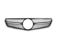 Griglia Paraurti Griglia Superiore In Stile GTR Nero Lucido Per Mercedes Per Benz Classe E W207 E200 E250 E350 E550 2010-2013 Griglia Paraurti In Stile Diamonds Auto Calandra(Diamond-Chrome Black)