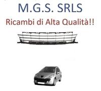 GRIGLIA PARAURTI INFERIORE CENTRALE CROMATA MOD SPORT PEUGEOT 207 SW (2006/2009)