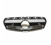 Griglia Paraurti Kit Griglia Paraurti Anteriore Superiore Per Mercedes Per Benz Classe A W176 2013-2015 A180 A200 A250 A45 AMG Style Argento Nero Auto Calandra(Black)