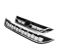 Griglia Paraurti Paraurti Anteriore Per CRV CR-V 2010-2011 Griglia Cromata Per Radiatore Griglie Racing Medie Piastra Di Copertura Del Cofano A Nido D'ape Auto Calandra(Style A)