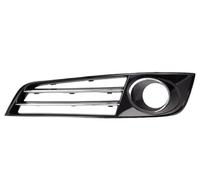 Griglia Paraurti Per A8L A8 D4 2010-2013 Auto Sinistra Lato Destro Anteriore Cromato Paraurti Fendinebbia Griglia Di Copertura Accessori radiatori auto(1 Left With Hole)