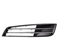 Griglia Paraurti Per A8L A8 D4 2010-2013 Auto Sinistra Lato Destro Anteriore Cromato Paraurti Fendinebbia Griglia Di Copertura Accessori radiatori auto(1 Left No Hole)